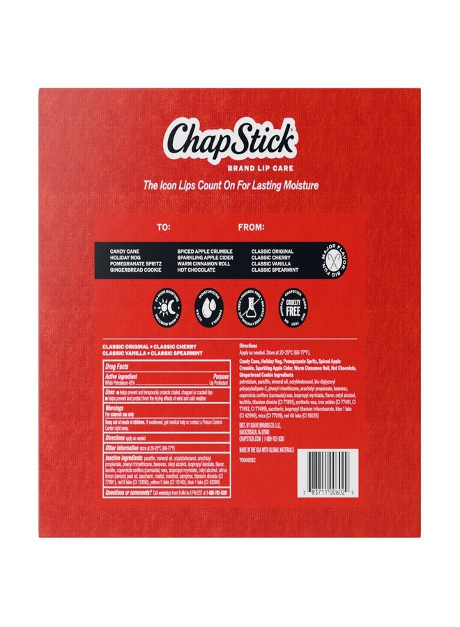 ChapStick Advent Calendar 2025 - Cozy Countdown to Christmas, Variety 12-Pack Lip Balm Gift Set, Holiday Gifts for Women, Men, Teens, Coworkers, Grandpa & Grandma, 0.15 Oz Each - Image 5