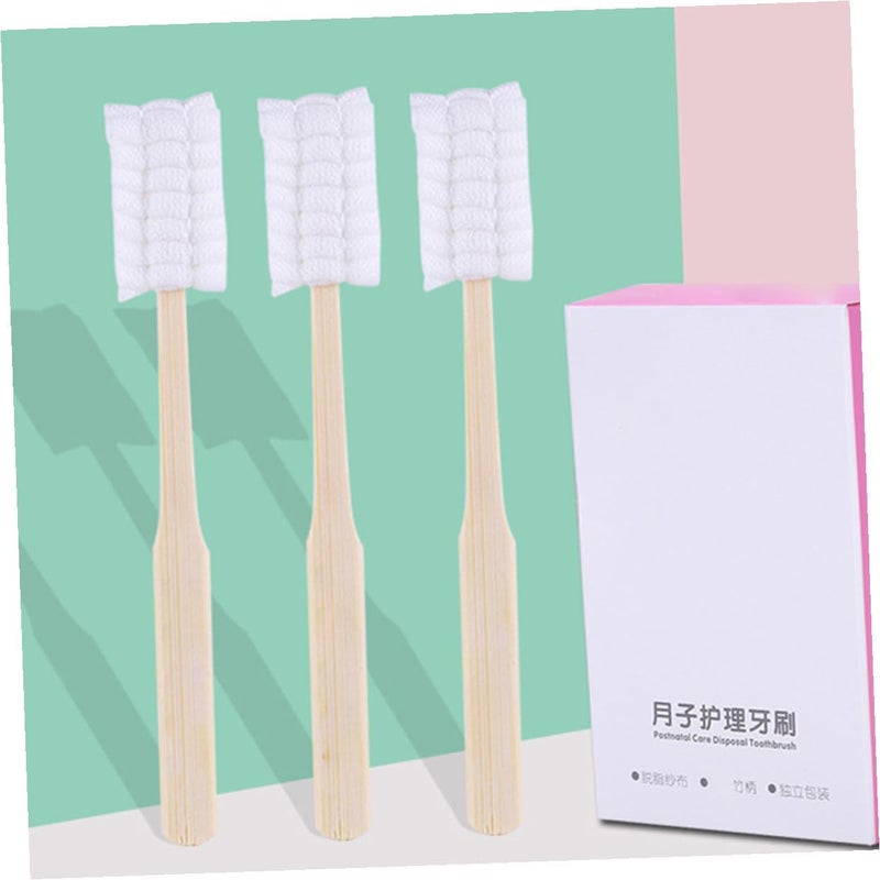 Disposable Maternal Toothbrushes 30pcs Gauze Postnatal Care Toothbrushes for Postpartum Oral Cleaning and Hygiene - Image 5