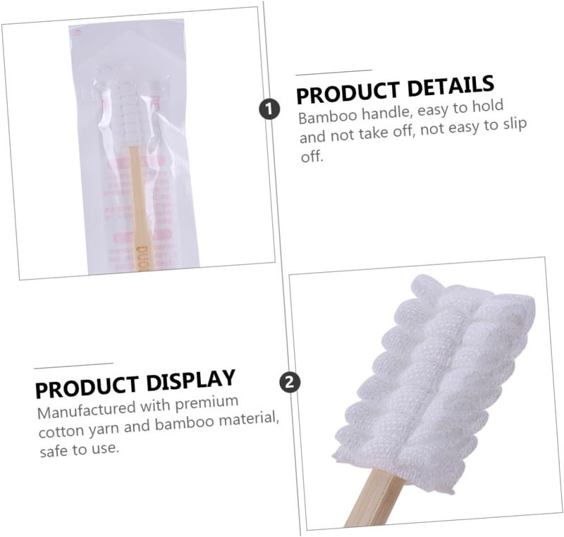 Disposable Maternal Toothbrushes 30pcs Gauze Postnatal Care Toothbrushes for Postpartum Oral Cleaning and Hygiene - Image 3