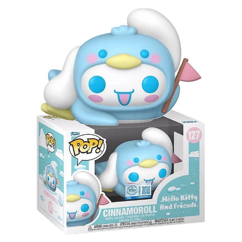 Funko POP! Sanrio Hello Kitty and Friends Cinnamoroll as Penguin Vinyl Figure (7.1 cm) - Image 2