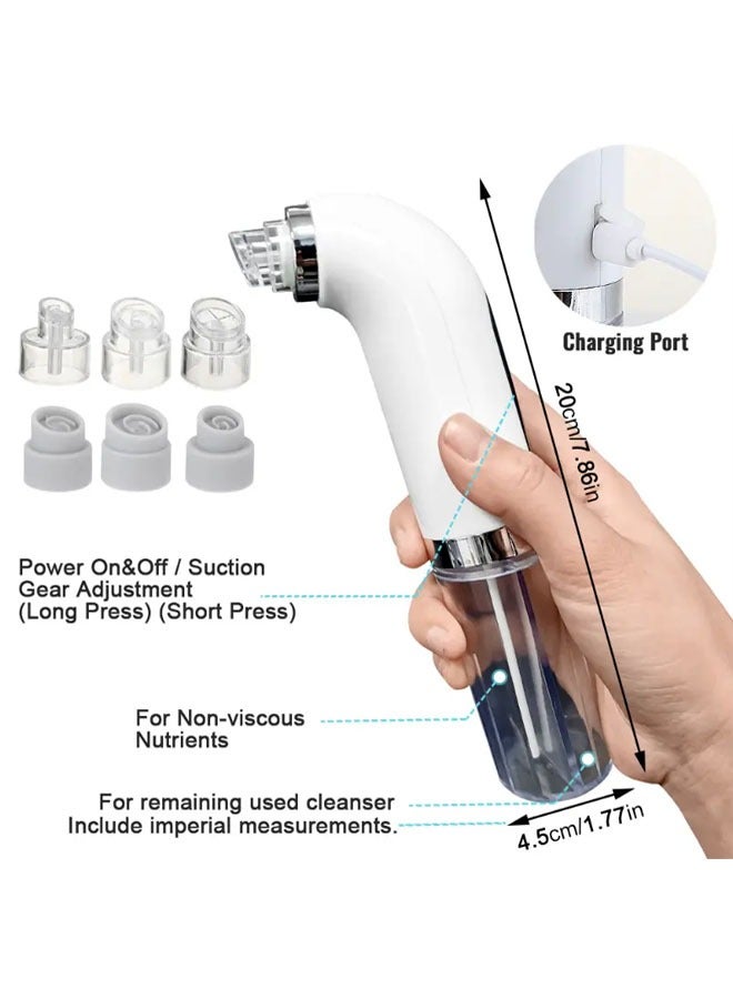 general Small bubble beauty equipmentCross-border household pore cleaning introduction instrument, oxygen injection meter, electric blackhead sucking artifact - Image 5