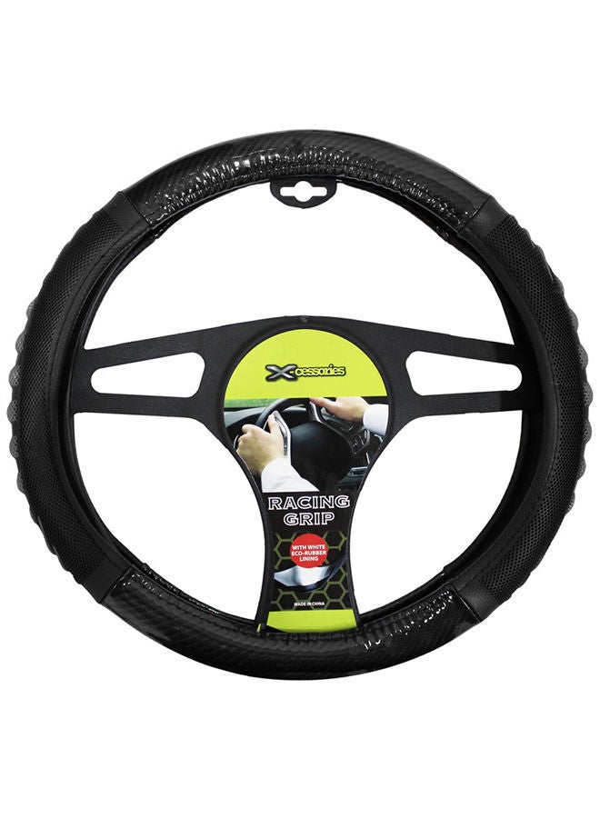 XCESSORIES Xcessories Carbon Steering Cover Black 