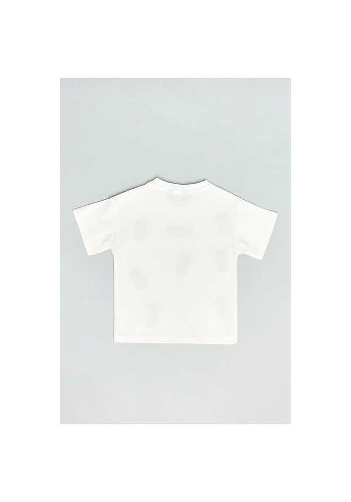R&b Embroidered T-Shirt with Crew Neck and Short Sleeves