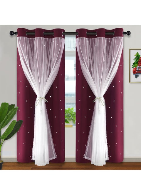1 Panel Fabric Nation Blackout Curtains Thermal Insulated Bedroom Curtains for Living Room 100x250cm