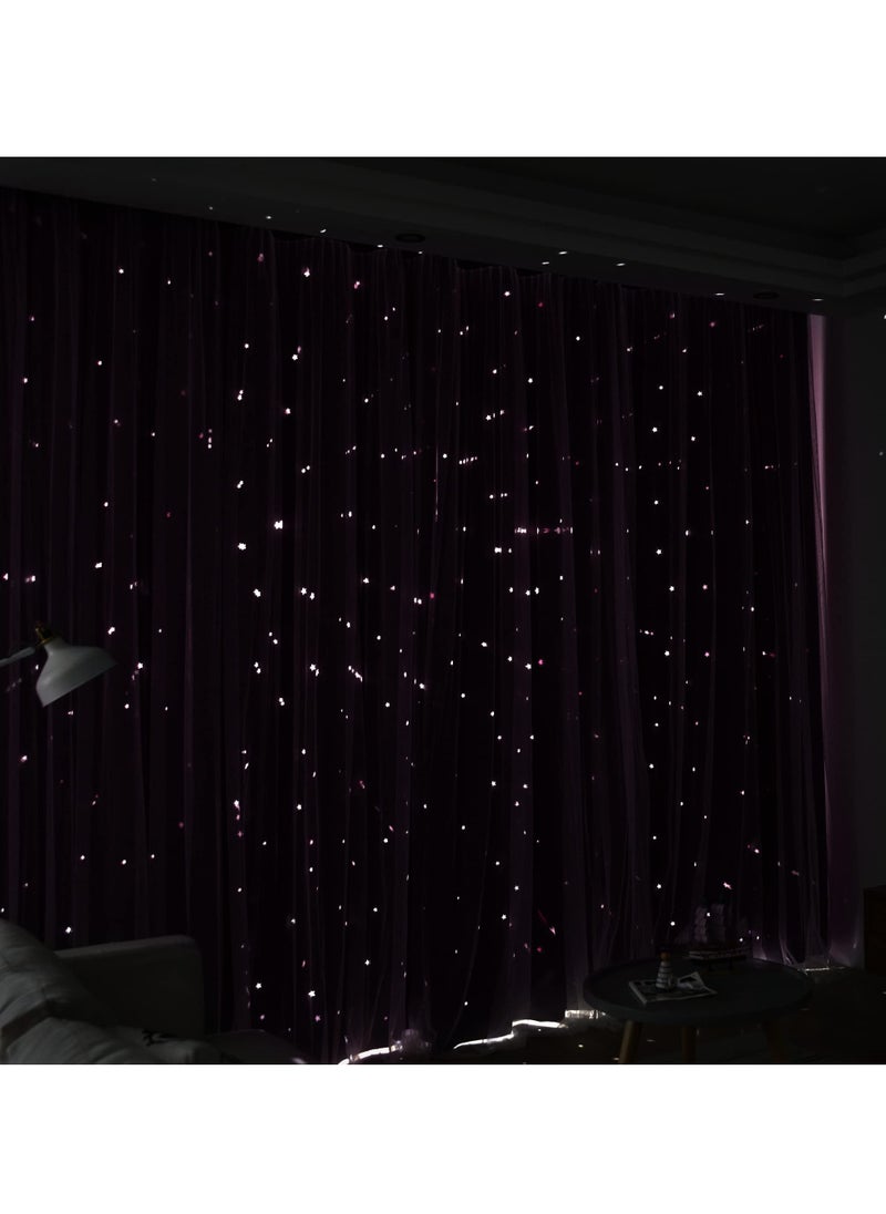 1 Panel Fabric Nation Blackout Curtains Thermal Insulated Bedroom Curtains for Living Room 100x250cm