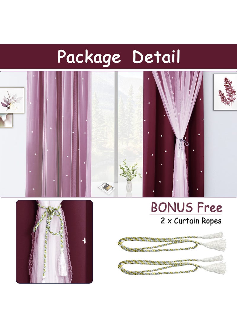 1 Panel Fabric Nation Blackout Curtains Thermal Insulated Bedroom Curtains for Living Room 100x250cm