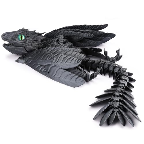 Guwewu Feathered Wyvern Dragon  3D Printed Articulated Fidget Toy Desktop Pet Shadowsoar - Image 1