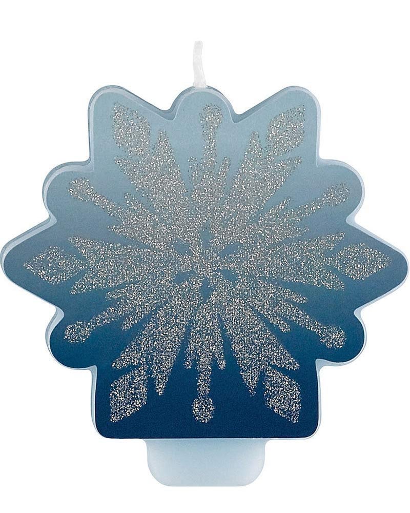 Amscan Disney Frozen 2 Glitter Decal Candle 275 1 Count Vibrant Reusable Celebration Decor Perfect for Enchanted Parties