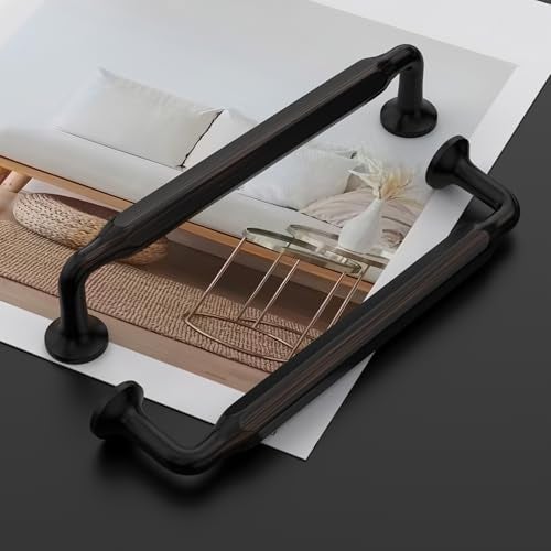 9BUILD 10 Pack Oil Rubbed Bronze Cabinet Pulls 5 Inch Kitchen Cabinets Handles Hardware Kitchen Handles for Bronze Drawer Pulls - Image 3