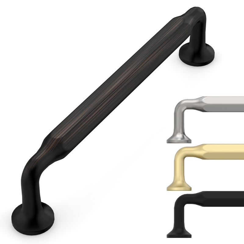 9BUILD 10 Pack Oil Rubbed Bronze Cabinet Pulls 5 Inch Kitchen Cabinets Handles Hardware Kitchen Handles for Bronze Drawer Pulls - Image 2