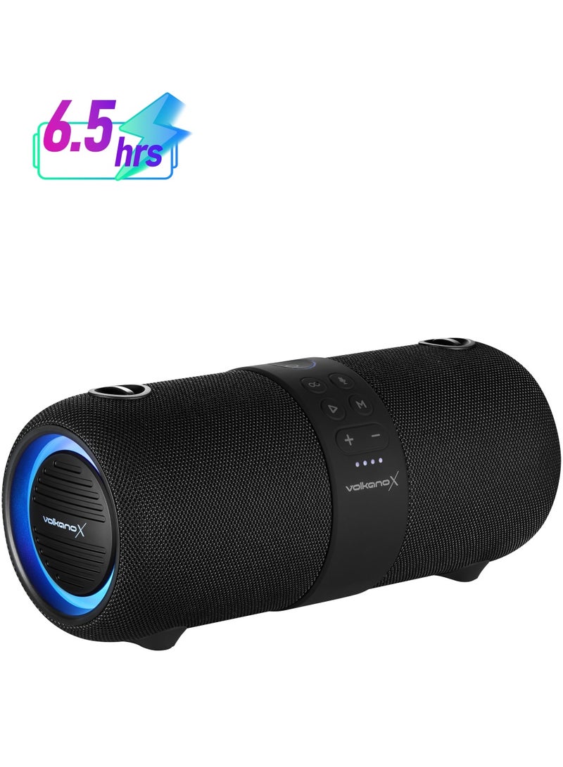 Volkano Python Series Bluetooth Speaker, Upto 6.5 Hour Playtime, 1 Year Warranty - Black  - Image 1
