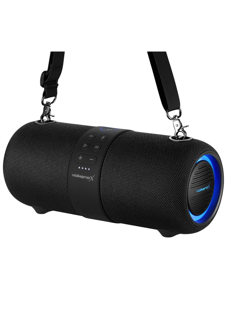 Volkano Python Series Bluetooth Speaker, Upto 6.5 Hour Playtime, 1 Year Warranty - Black  - Image 2