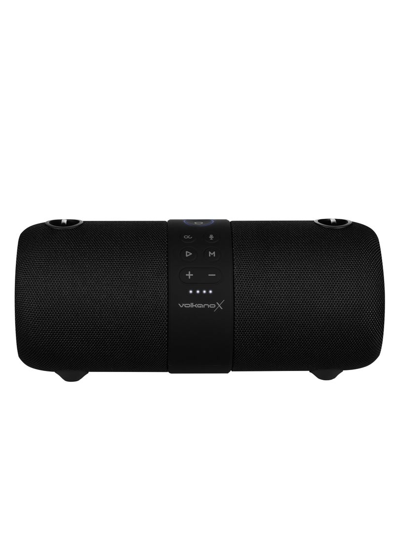 Volkano Python Series Bluetooth Speaker, Upto 6.5 Hour Playtime, 1 Year Warranty - Black  - Image 4