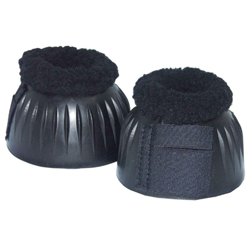 Intrepid International Fleece Top Bell Boots for Horses, Horse Boots with Velcro Attachment, Comfortable Bell Boots Protects from Overreaching During Riding or Turnout - Image 3