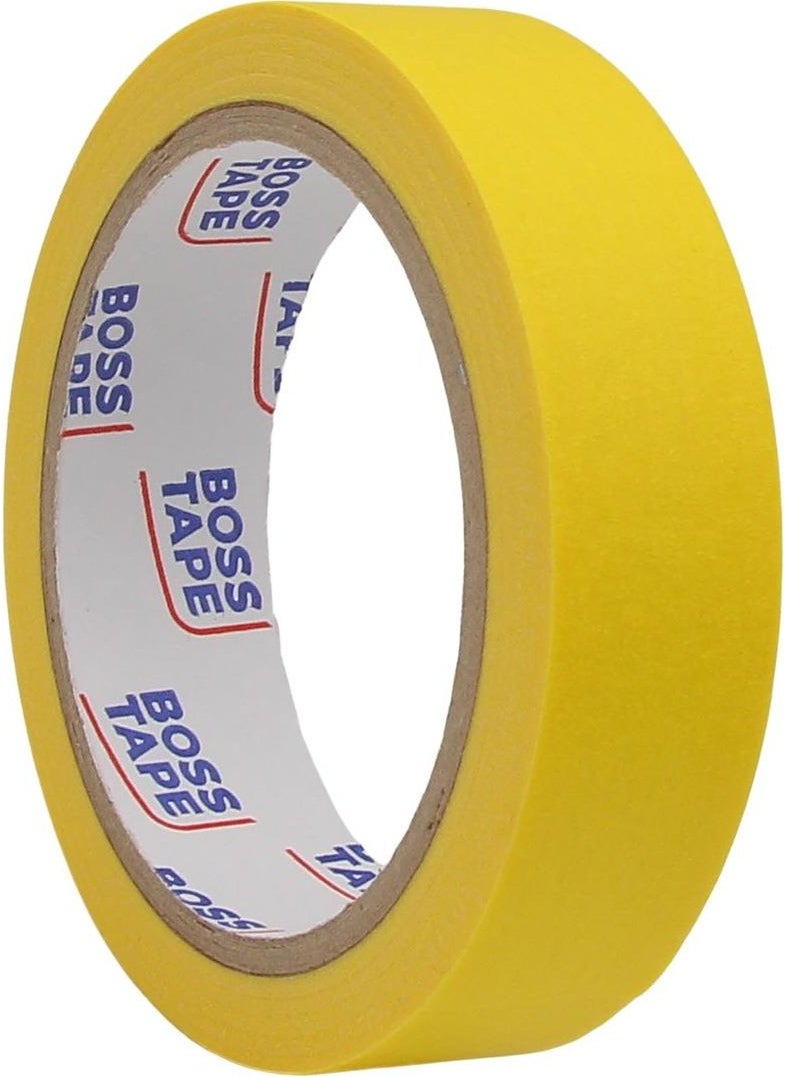 Boss Tape Yellow Colored Paper Tape 25X25 mt  - Image 2
