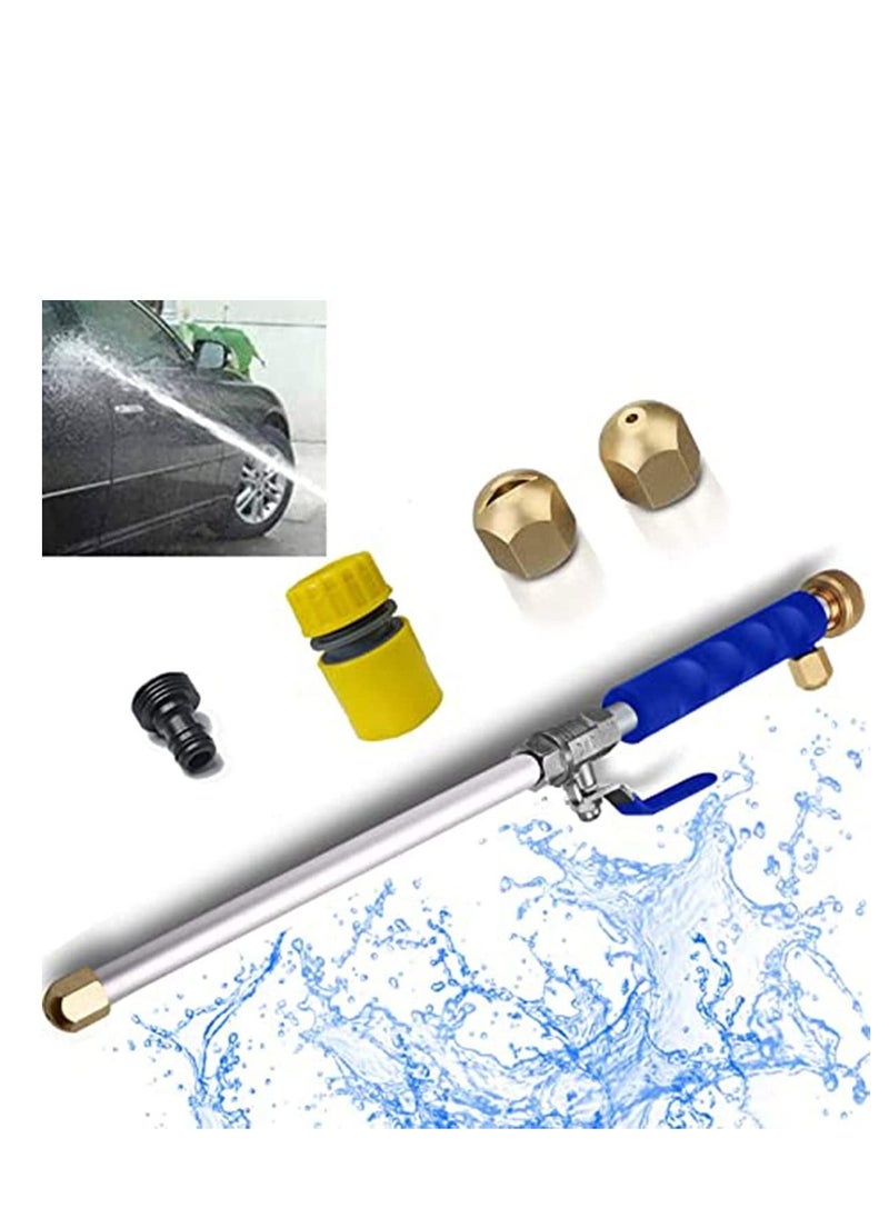 KASTWAVE - High Pressure Washer Wand Power Washer Portable Wand Power Water Spray Tool Heavy Duty Metal Sprayer Universal 2 Hose Nozzle Foam Tube Car Washing for Garden - Image 1