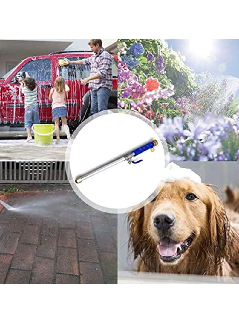 KASTWAVE - High Pressure Washer Wand Power Washer Portable Wand Power Water Spray Tool Heavy Duty Metal Sprayer Universal 2 Hose Nozzle Foam Tube Car Washing for Garden - Image 1