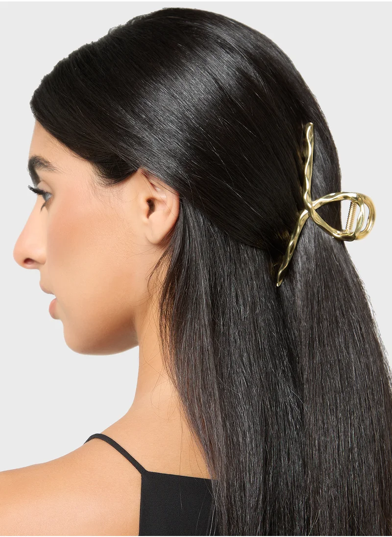 ELLA 2 Pack Molten Metallic Claw Clip