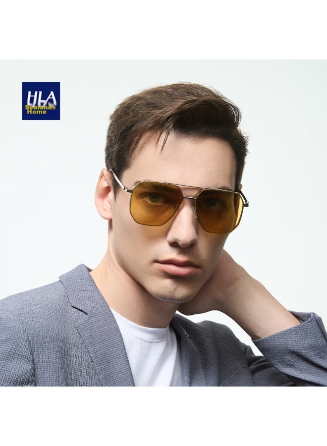 Hla Polarized Sungl For Day And Night Use, Photochromic Sungl For Men, Night Vision Gl For Driving, Gift, Black - Image 2