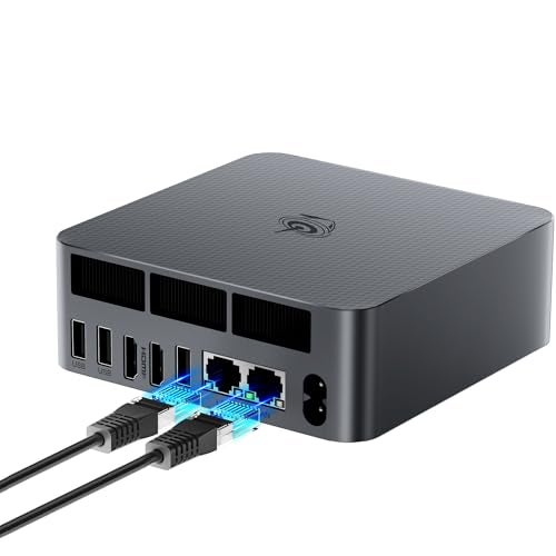 Beelink EQR5 Mini Pc,AMD Ryzen 5 5625U(6C/12T,up to 4.3GHz),Mini Computer with 16GB DDR4 RAM/500GB M.2 PCle 3.0 X4 SSD,Micro Pc Support 4K FPS,WiFi6/BT5.2/USB3.2/Home/Office/Game - Image 1