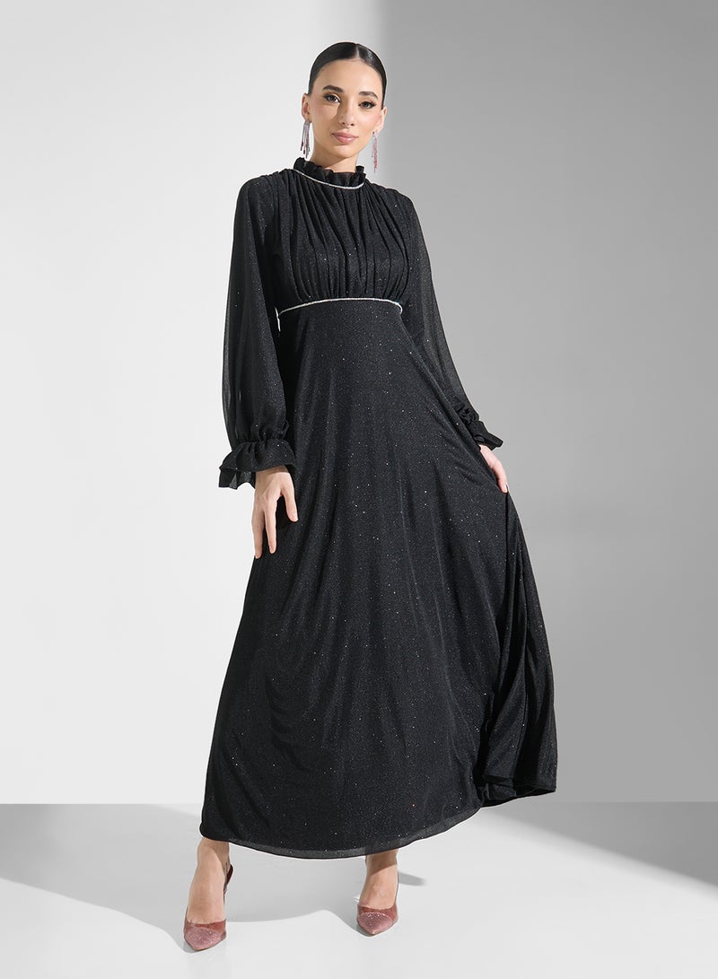 خزانة فستان شيفون لامع - Image 1