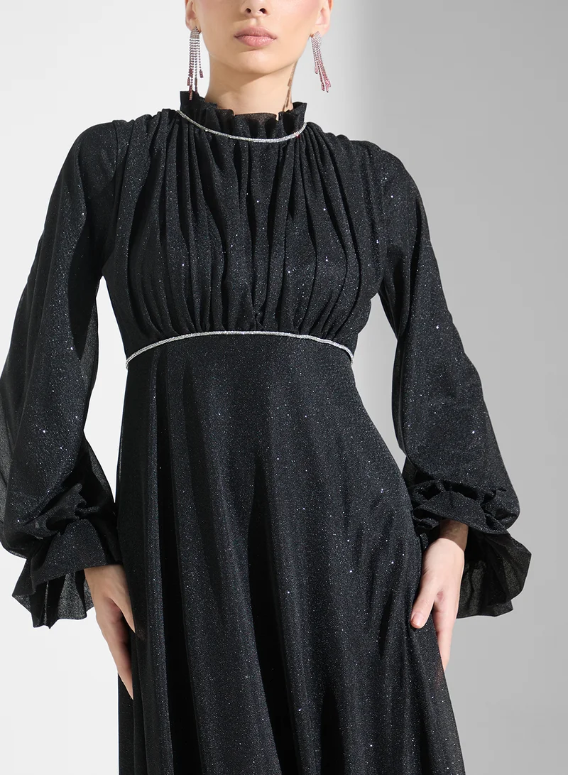 Khizana Sparkling Chiffon Dress