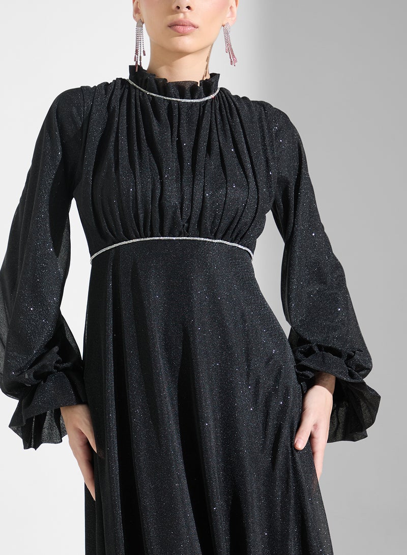 خزانة فستان شيفون لامع - Image 3