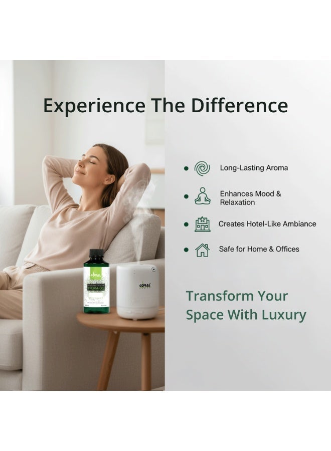 CORAL AROMA Address Aroma Oil for Diffusers 300 ml, Long Lasting Luxury Hotel Scent for Home and Offices - Image 3