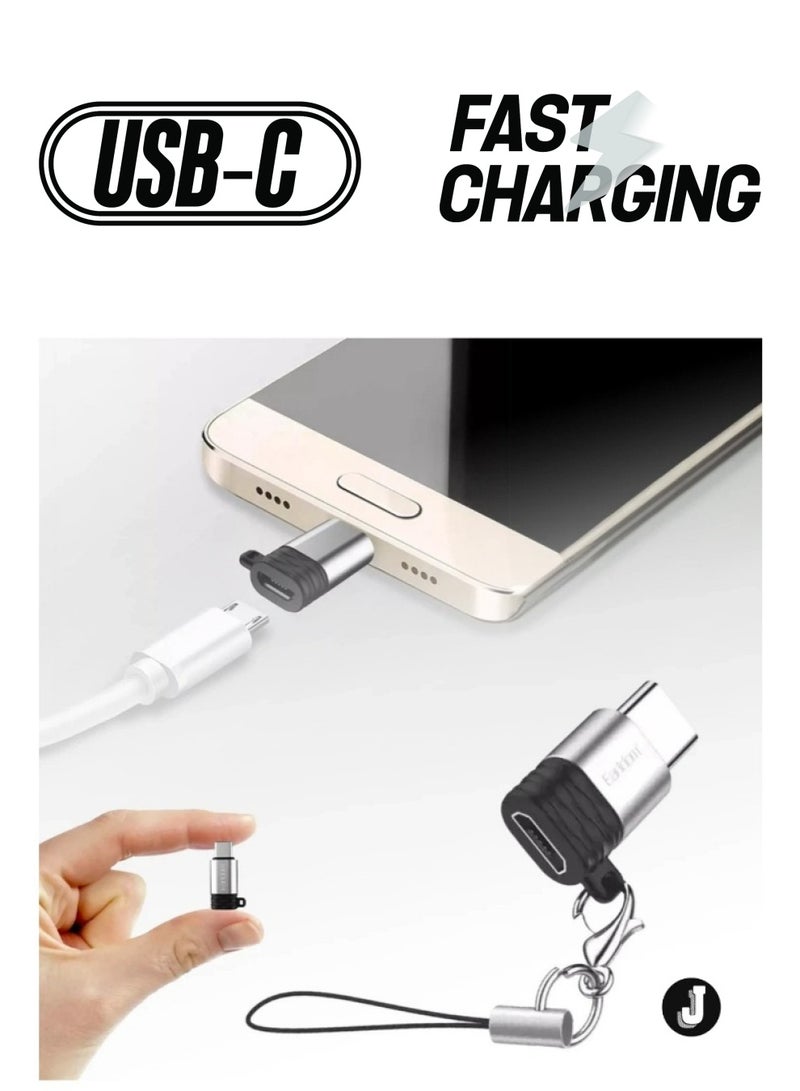JAJEEK "Micro USB to USB-C OTG Adapter (ET-TC13) – USB On-The-Go Converter for Smartphones, Tablets, and More" - Image 1