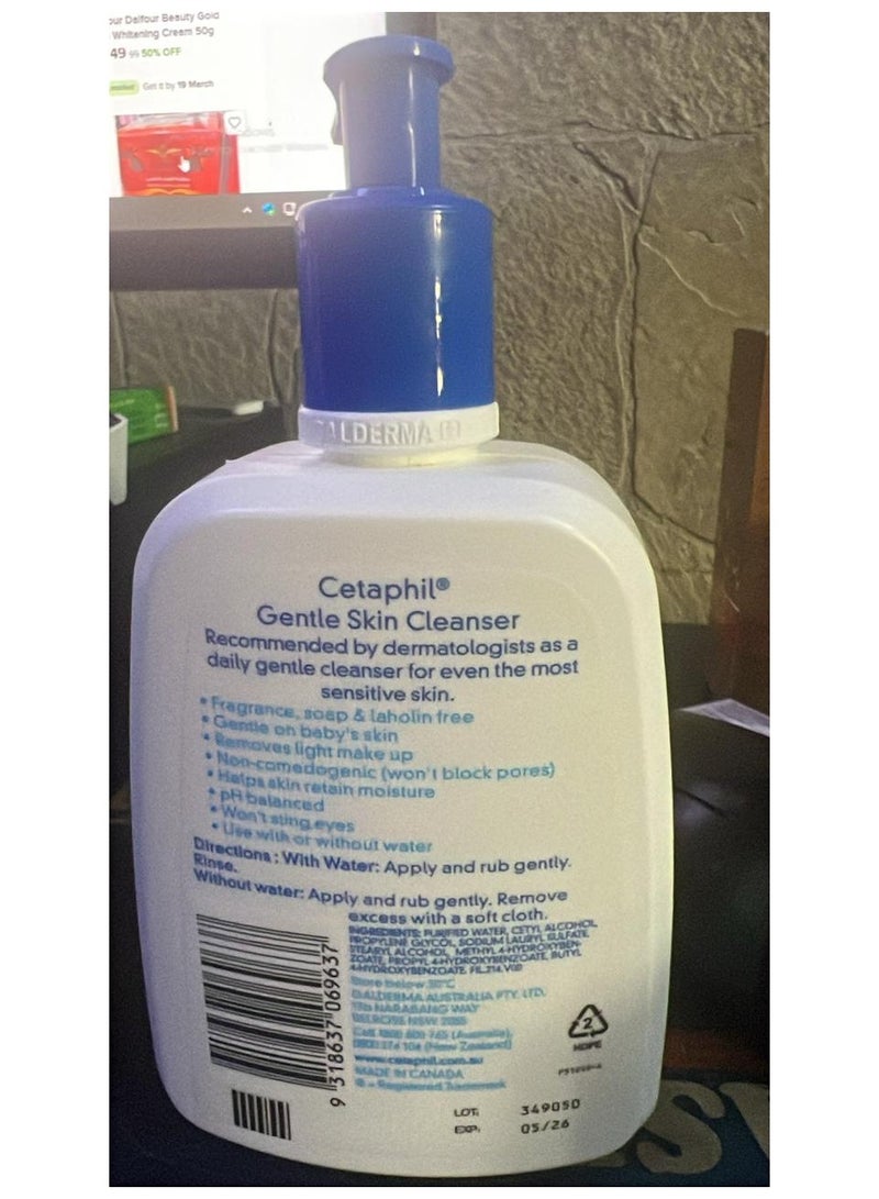 سيتافيل غسول سيتافيل اللطيف للبشرة، غسول للوجه والجسم لجميع أنواع البشرة - Image 2