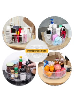 360 Degree Rotating Lazy Susan Turntable Organizer with Adjustable Dividers Transparent BPA Free Plastic Storage for Kitchen Pantry Cabinet Fridge Countertop Makeup and Spice Rack Organization - pzsku/Z00B40352644845D4FBDEZ/45/_/1668348320/cc5bef95-d367-4bf2-8c86-f483a793ebb8