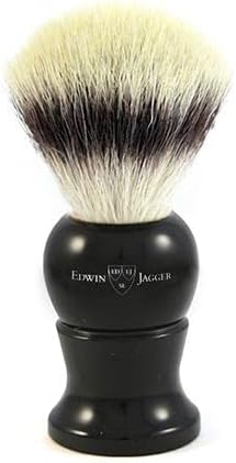 Edwin Jagger Black Shaving Brush Super Badger