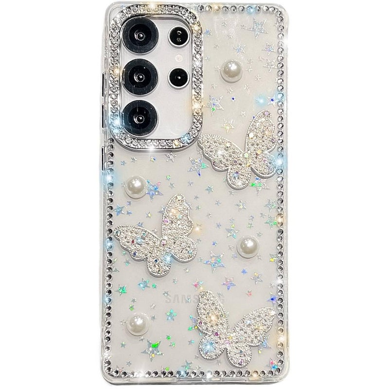 Protective Case | Shockproof Cover for Samsung Galaxy S23 Ultra | Butterfly | Drop Protection | Acrylic - Image 5