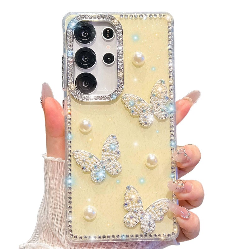 Protective Case | Shockproof Cover for Samsung Galaxy S23 Ultra | Butterfly | Drop Protection | Acrylic - Image 4