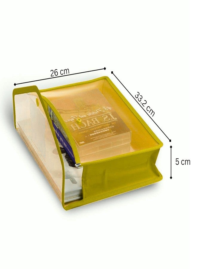 اس بي اس حافظة ملفات SPS، حقيبة تخزين ملفات شفافة من البولي بلاستيك بحجم A4/Foolscap مع زر كبس، مجموعة من 5 قطع (أصفر) - Image 3