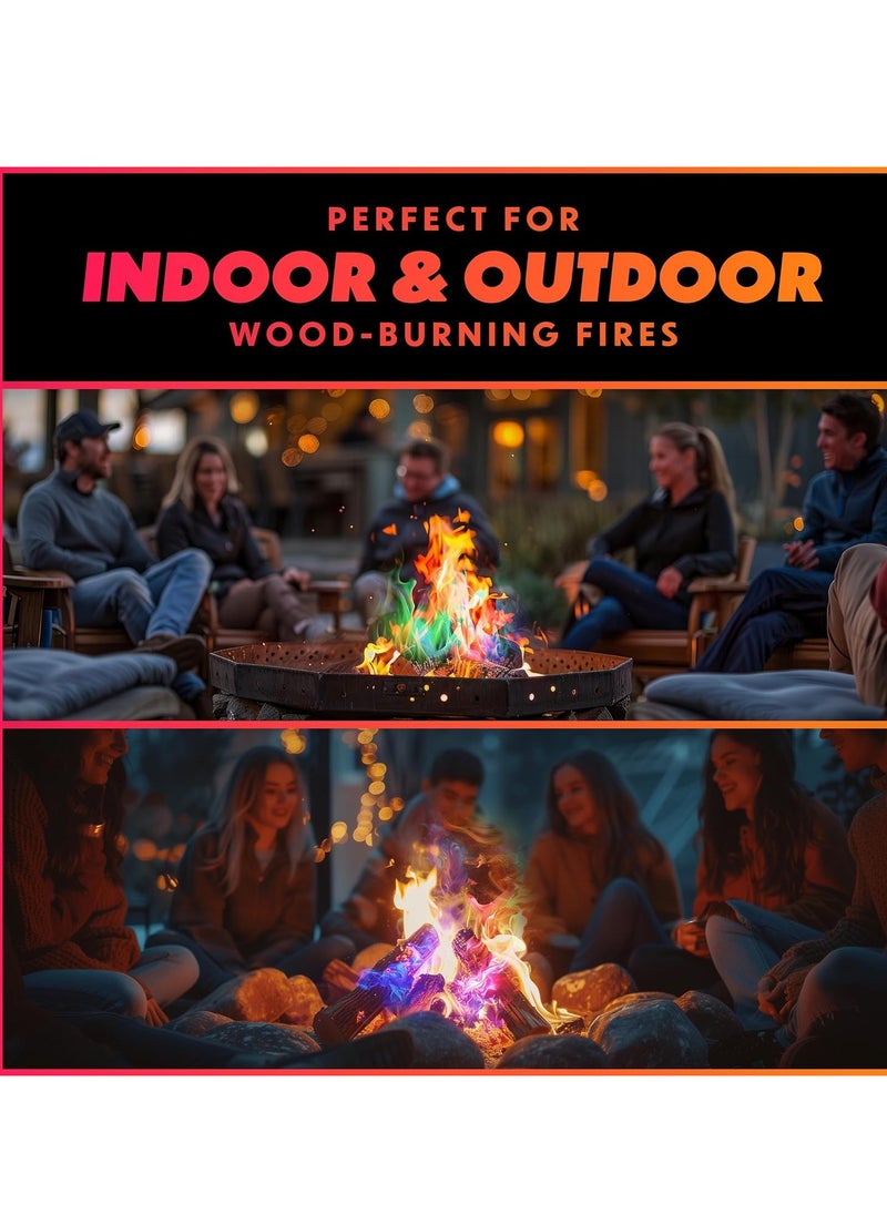 Generic - Magic Flame Fire Color Changing Pack - 12 Fire Color Packs for Fire Pits, Fireplaces, Bonfire Accessories - Camping Party Outdoor Supplies (30g per Pack) - Image 1