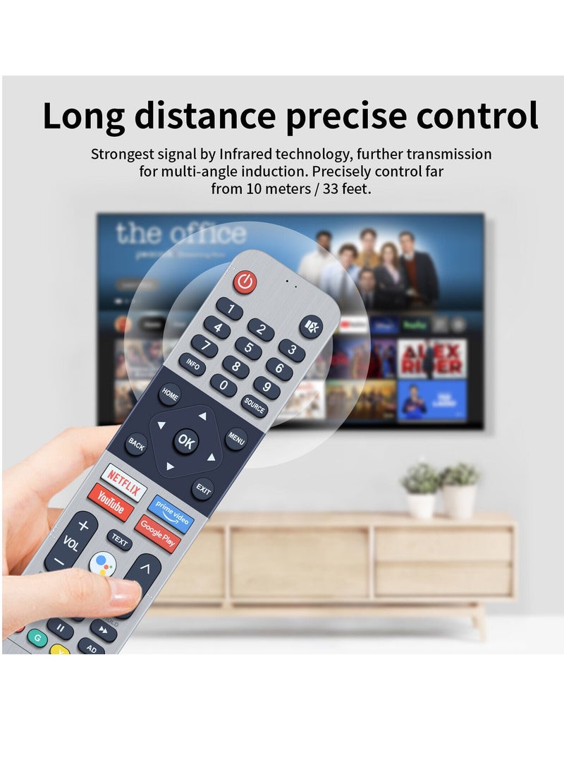 Remote Control For Skyworth TV with Voice Assistant Function Compatible Models 43SUC7500 50SUC7500 55SUC7500 65SUC7500 - Image 4