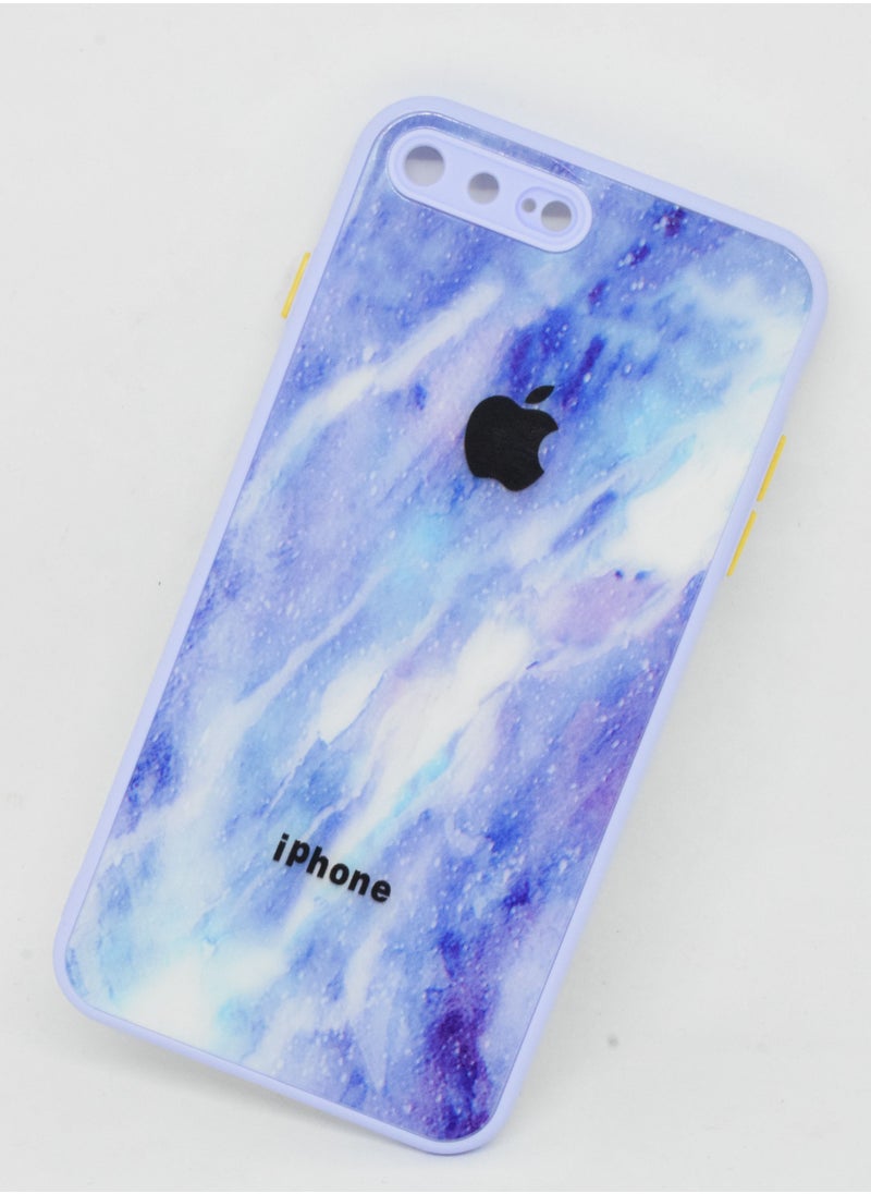 Houmt - Case Cover for Apple iPhone 7/8 Plus Shockproof Blue Nebula Galaxy Design Case Cover for iPhone 7/8 Plus - Image 1