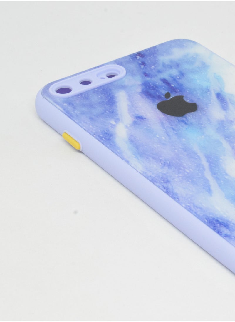 Houmt - Case Cover for Apple iPhone 7/8 Plus Shockproof Blue Nebula Galaxy Design Case Cover for iPhone 7/8 Plus - Image 1