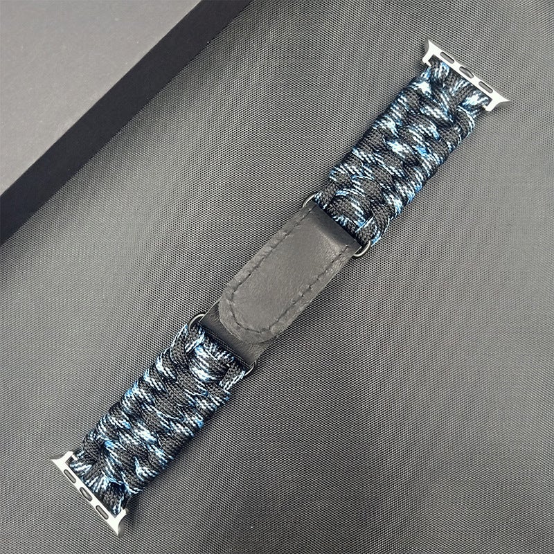 apple watch Umbrella Rope Braided Nylon Sport watch Band iwatch38/42/40/44mm - Image 1