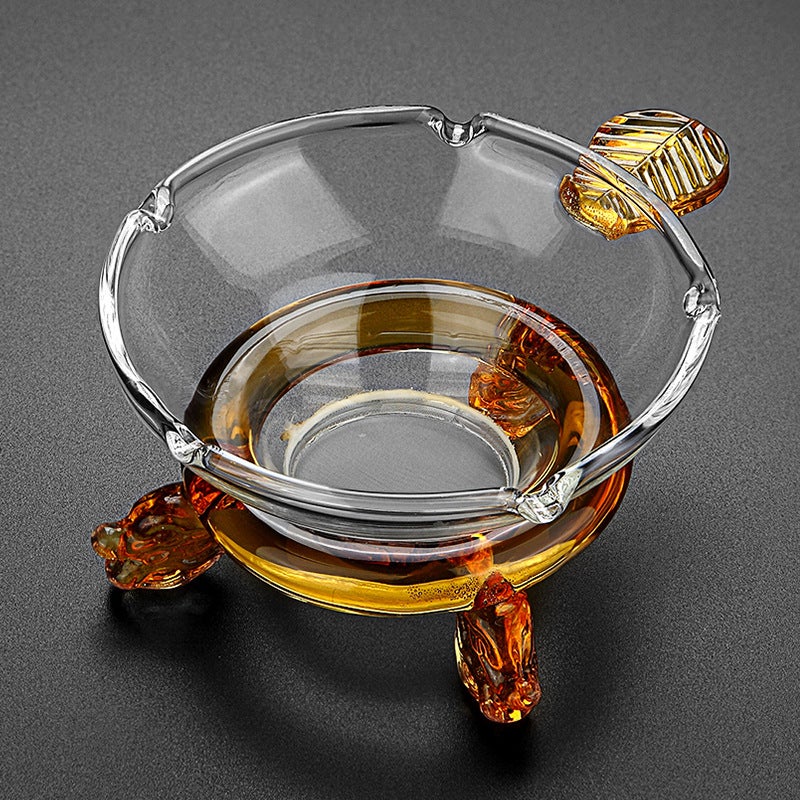 Glass Tea Filter Infuser Kung Fu Brewing Accessories Yellow Leaf tea strainer 