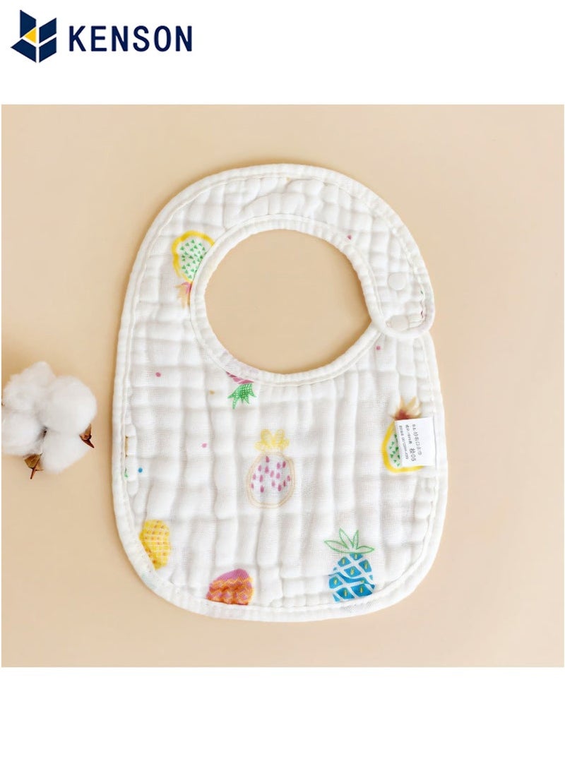 KENSON Pack Of 4 Baby Cotton Bib Set - Image 4