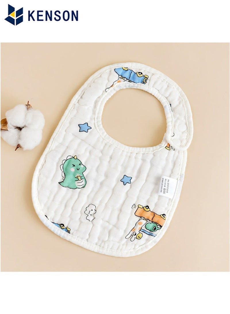 KENSON Pack Of 4 Baby Cotton Bib Set - Image 5