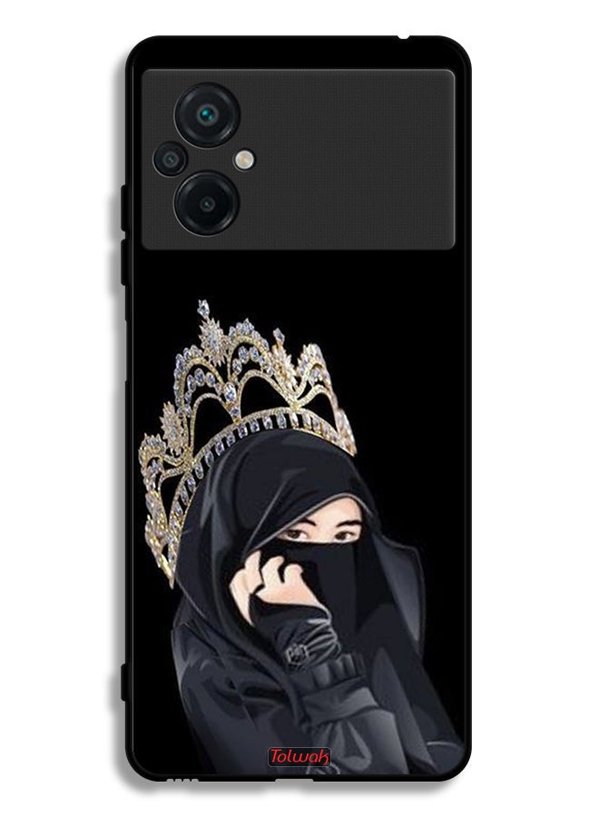 Tolwak Xiaomi Poco M5 4G Protective Case Cover Queen Girl - Image 2