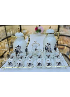Traditional Arabic Tea and Coffee Set with Modern Convenience