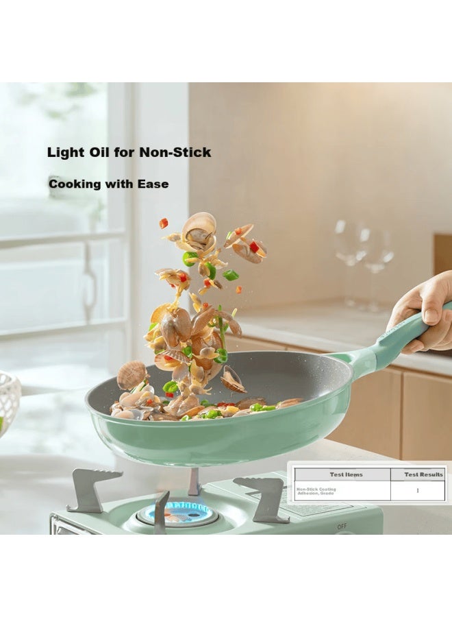 Buydeem Non-stick Frying Pan 26cm Spring Green For Induction And Gas Stoves - Image 1