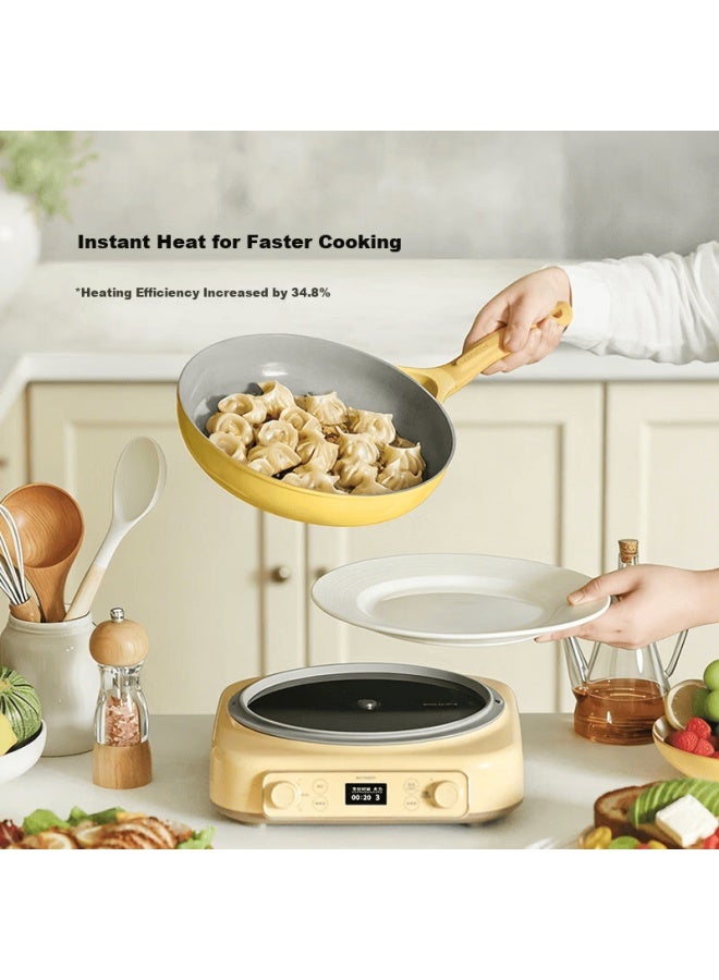 Buydeem Non-stick Frying Pan 26cm Spring Green For Induction And Gas Stoves - Image 2