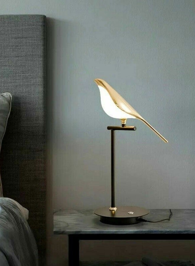 ٍSiera Light Table lamp dove single lamp, golden bird, luminous - Image 3