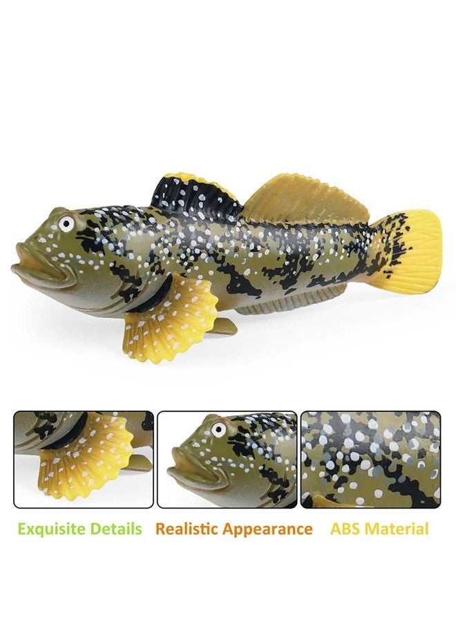 JOKFEICE Ocean Sea Animal Toys, Realistic Mudskipper Fairy Garden Accessories, Learning Educational Toys for Christmas Birthday Cake Topper Gift for Kids - Image 3