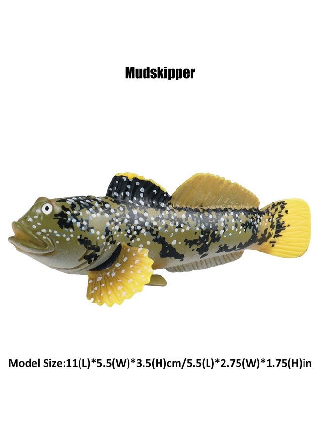 JOKFEICE Ocean Sea Animal Toys, Realistic Mudskipper Fairy Garden Accessories, Learning Educational Toys for Christmas Birthday Cake Topper Gift for Kids - Image 2